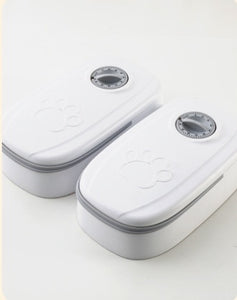 Automatic Pet Feeder with Stainless Steel Bowl – Gravity Food & Water Dispenser for Cats & Dogs