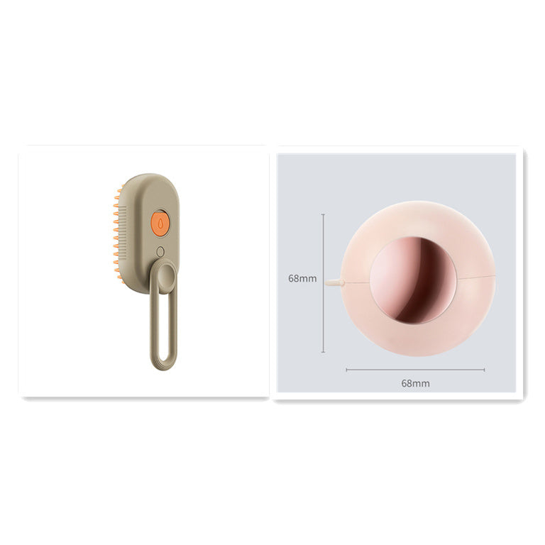 3-in-1 Electric Steam Pet Brush – Detangle, De-Shed & Massage for Cats and Dogs