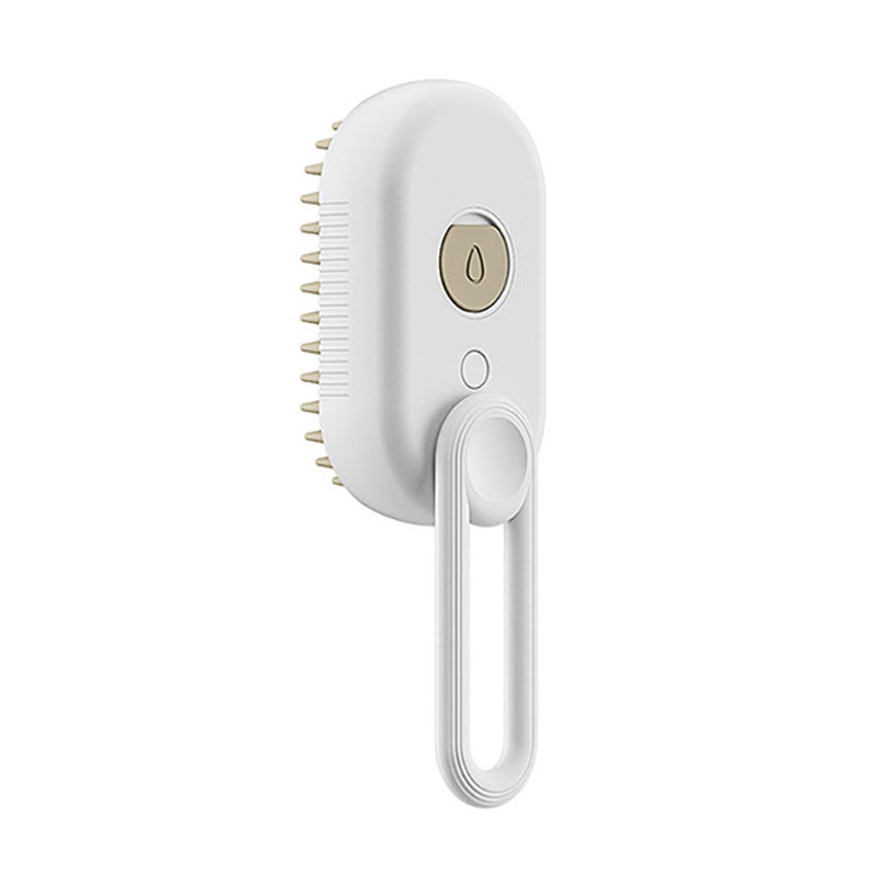 3-in-1 Electric Steam Pet Brush – Detangle, De-Shed & Massage for Cats and Dogs