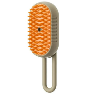 3-in-1 Electric Steam Pet Brush – Detangle, De-Shed & Massage for Cats and Dogs